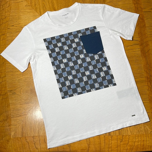 Coach Other - RARE & HTF COACH MEN’S GRAPHIC CHECKER PRINT T-SHIRT